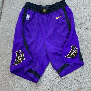 Los Angeles lakers nba basketball shorts